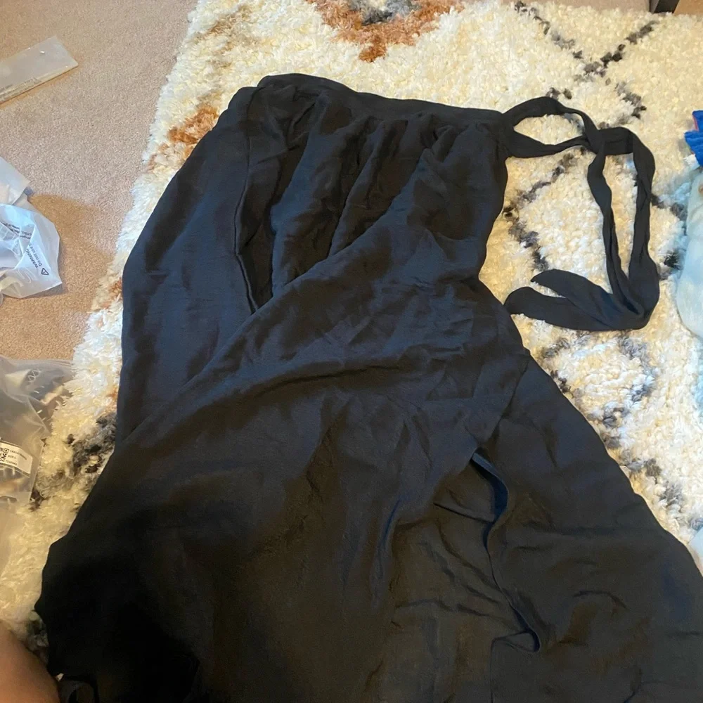 Palm Tree Belted Slit Sarong cupshe nwt - Picture 3 of 5